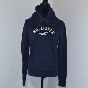 Hollister Women's Dark Blue Hoodie